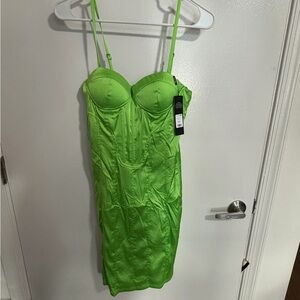 Vibrant Green Strappy Dress
